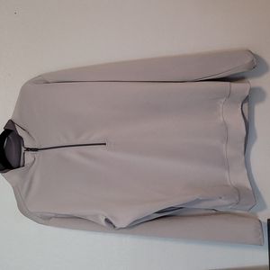 Antigua Gray Pullover w/ Zipper L